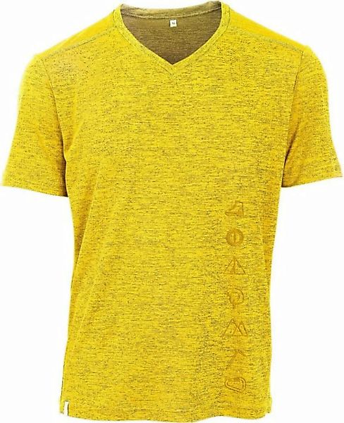 Maul Kurzarmhemd Strahlhorn - 1/2 T-Shirt+Print CURRY günstig online kaufen