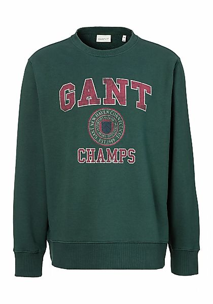 Gant Sweatshirt "GRAPHIC C-NECK SWEAT", mit mehrfarbigen Print günstig online kaufen