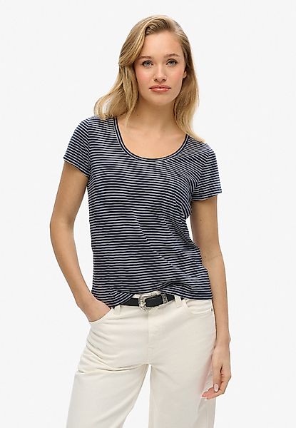 Superdry Kurzarmshirt SCOOP NECK TEE günstig online kaufen