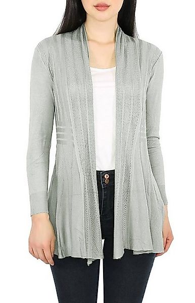 dy_mode Strickjacke Strick Cardigan Damen Strickjacke Einfarbig Feinstrickj günstig online kaufen