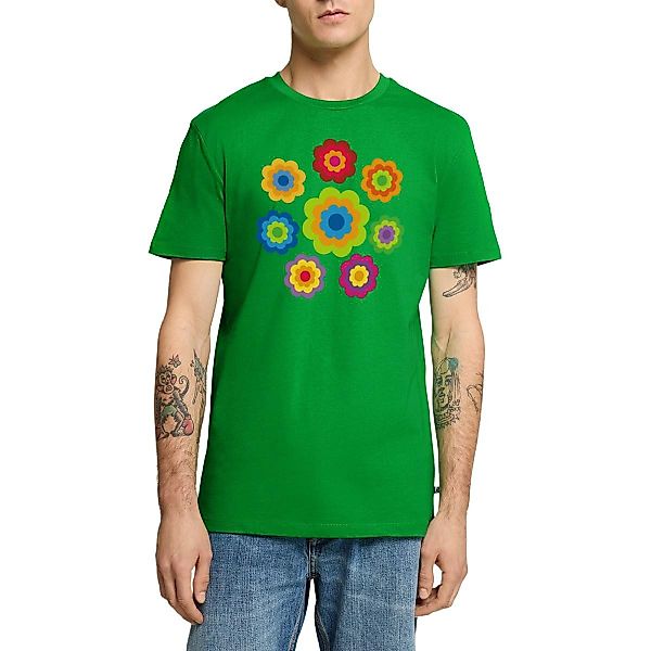 Spreadshirt T-Shirt 70er Jahre Hippie Flower günstig online kaufen