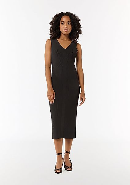 Comma Maxikleid Feinstrickkleid im Slim Fit günstig online kaufen
