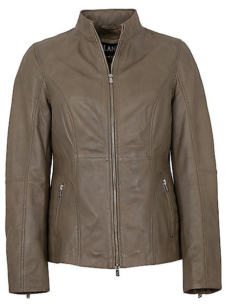 Jilani Lederjacke Zinnia Jilani - Damen Lederjacke Lammnappa dark sand günstig online kaufen