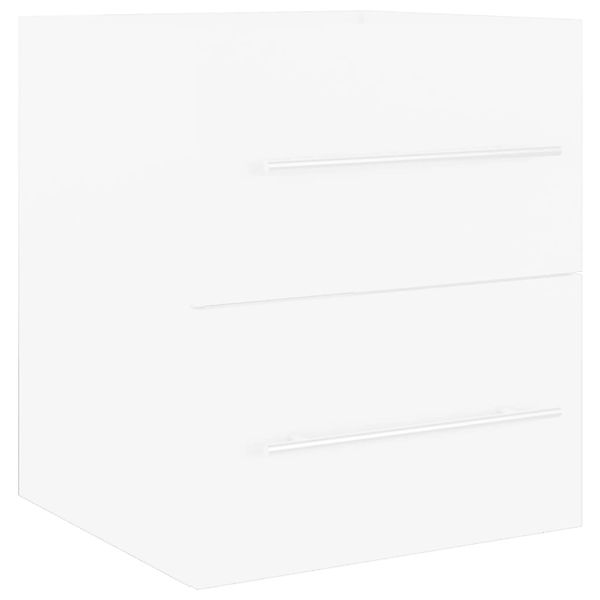 vidaXL Waschbeckenunterschrank Weiß 41x38,5x48 cm Holzwerkstoff günstig online kaufen