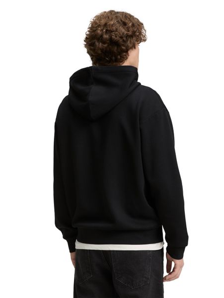TOM TAILOR Denim Kapuzensweatjacke mit Logostickerei günstig online kaufen