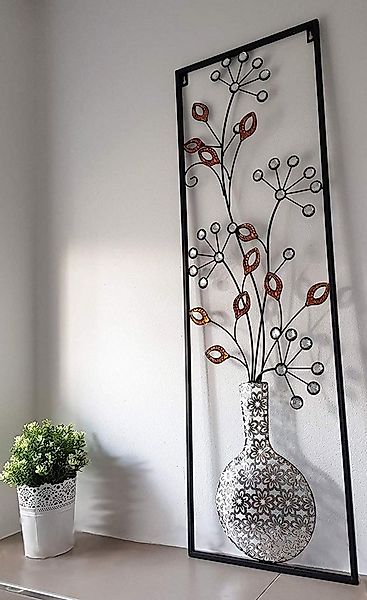 K&L Wall Art Metallbild Garten Metallbild Wohnzimmer Wandbild aus Metall Wa günstig online kaufen