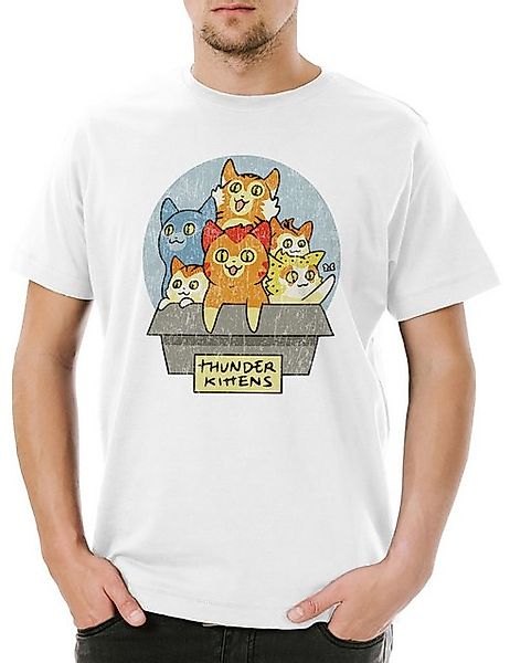 Urban Backwoods Print-Shirt Urban Backwoods Thunder Kittens Herren T-Shirt günstig online kaufen