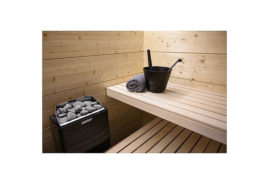 HARVIA Saunaofen Harvia KIP60 Black Saunaofen 6 kW Elektroofen integrierte günstig online kaufen