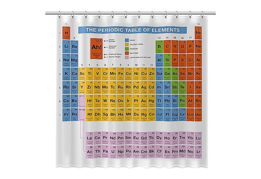 Goods+Gadgets Duschvorhang 3D Muster Optische Täuschung (Transparent Diamon günstig online kaufen