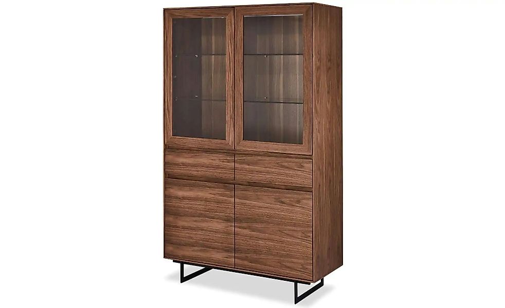 Furnhouse Vitrine   ¦ holzfarben ¦ Maße (cm): B: 110 H: 190 Schränke > Vitr günstig online kaufen