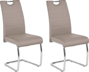 HELA Freischwinger "Flora, Esszimmerstühle" (Set) 2 Stk. Kunstleder Schwing günstig online kaufen