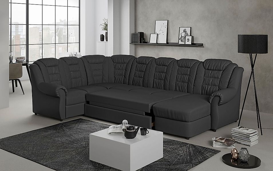 Home affaire Wohnlandschaft "Boston U-Form" mit hoher Rückenlehne, wahlweis günstig online kaufen