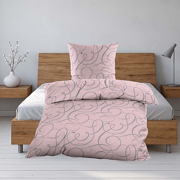 Casa Colori Bettwäsche Romantische Seersucker Bettwäsche günstig online kaufen