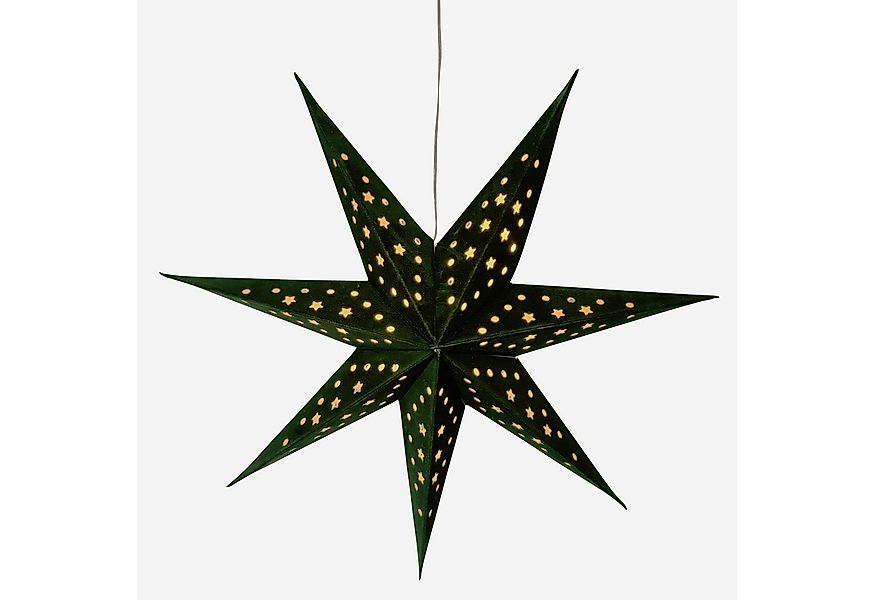 Online-Fuchs Dekostern Weihnachtsstern mit LED beleuchtet zum Aufhängen im günstig online kaufen