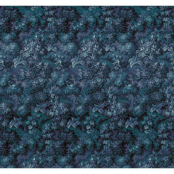 Sanders & Sanders Fototapete Botanisch Blau 300 x 280 cm 611845 günstig online kaufen