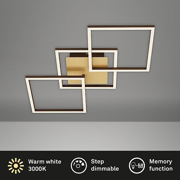 Briloner Leuchten Deckenleuchte LED Deckenlampe Extra-Warmweiß günstig online kaufen
