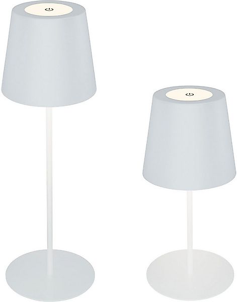 B.K.Licht Außen-Tischleuchte BK_TL1594 Akku LED Tischlampe, 3-Stufen Touchd günstig online kaufen