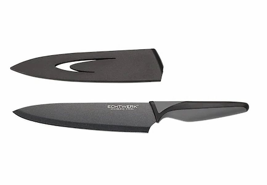 ECHTWERK Kochmesser »BlackSteel« Küchenmesser, Edelstahl, hohe Schneidfesti günstig online kaufen