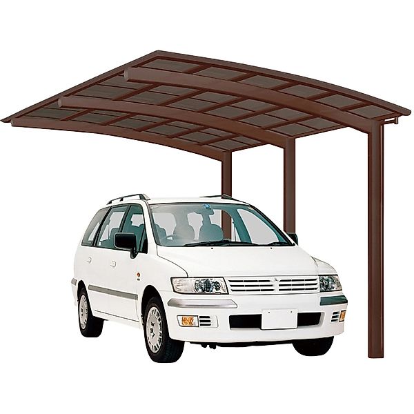 Ximax Alu Einzelcarport Portoforte Typ 110 Mattbraun 270 x 556cm Sonderfert günstig online kaufen