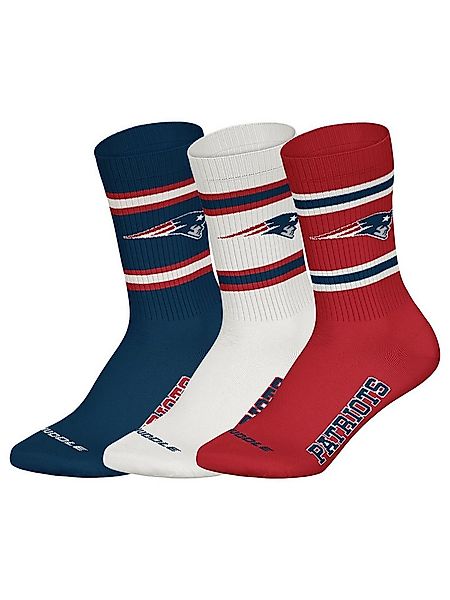 HUDDLE Freizeitsocken Patriots Crew (3-Paar) Casual Socken, Alltagssocken günstig online kaufen