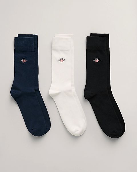 Gant Freizeitsocken SHIELD SOCKS 3-PACK (Packung, günstig online kaufen