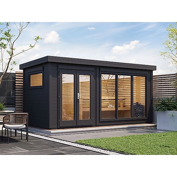 Fjordholz Saunahaus Modell Anita 2-Raum günstig online kaufen