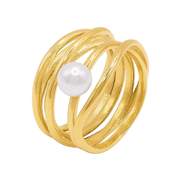 Heideman Fingerring Serpens goldfarben (Ring, 1-tlg., günstig online kaufen