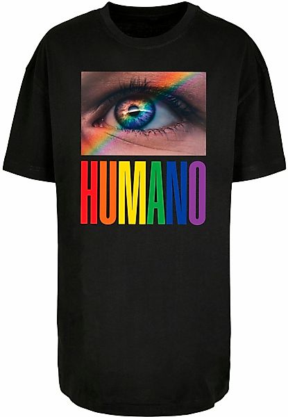 Merchcode T-Shirt "Merchcode Ladies Hugs & Love - Human Rainbow Boyfriend T günstig online kaufen