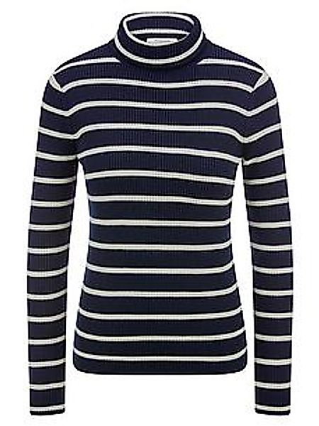Rollkragen-Pullover Peter Hahn blau günstig online kaufen
