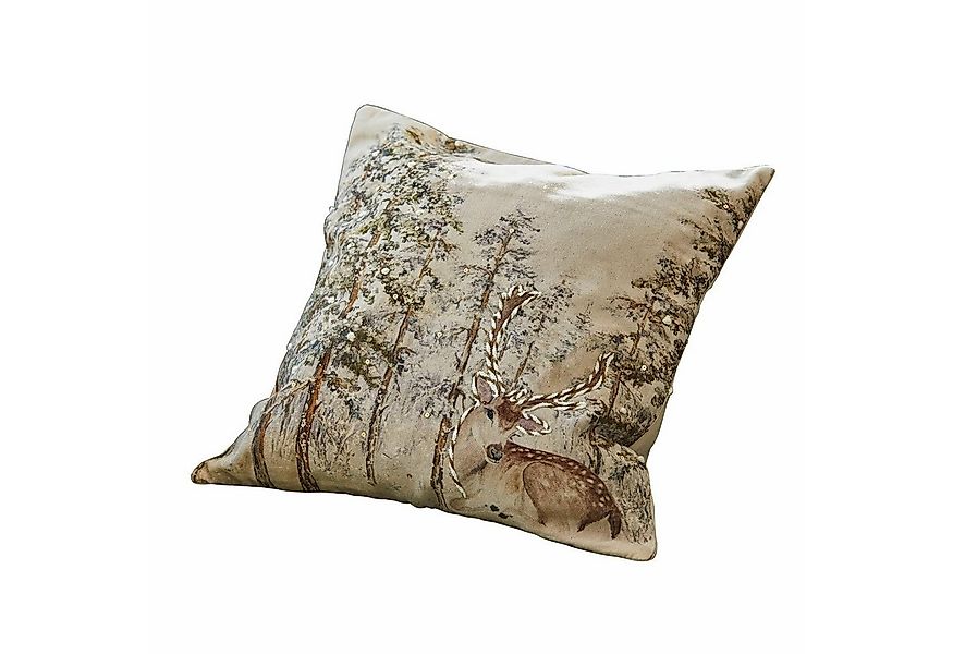 Mirabeau Kissenhülle Kissenhülle Valoisin creme/braun günstig online kaufen