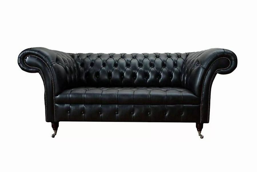 JVmoebel Chesterfield-Sofa, Chesterfield Leder Sofa Dreisitzer Couch Wohnzi günstig online kaufen