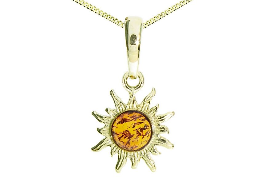 OSTSEE-SCHMUCK Kette mit Anhänger Ostsee-Schmuck Kette mit Anhänger Sonne 1 günstig online kaufen