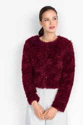 RICHROYAL Fellimitatjacke Mit Rundhalsausschnitt günstig online kaufen