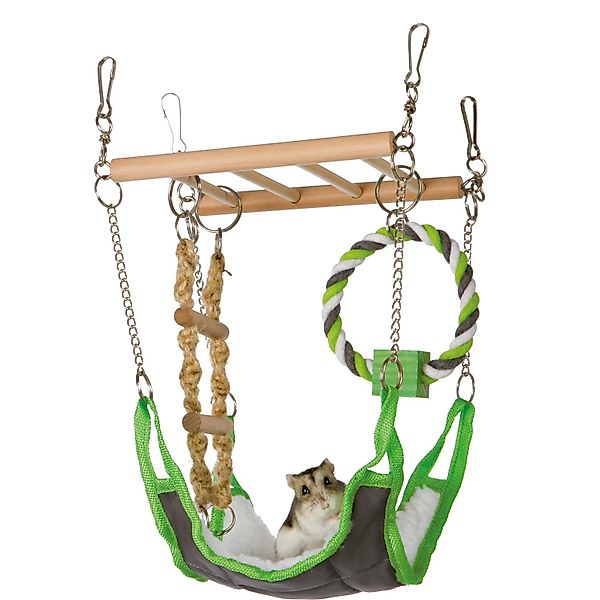 TRIXIE Kleintiertunnel Trixie Hängebrücke mit Hängematte günstig online kaufen