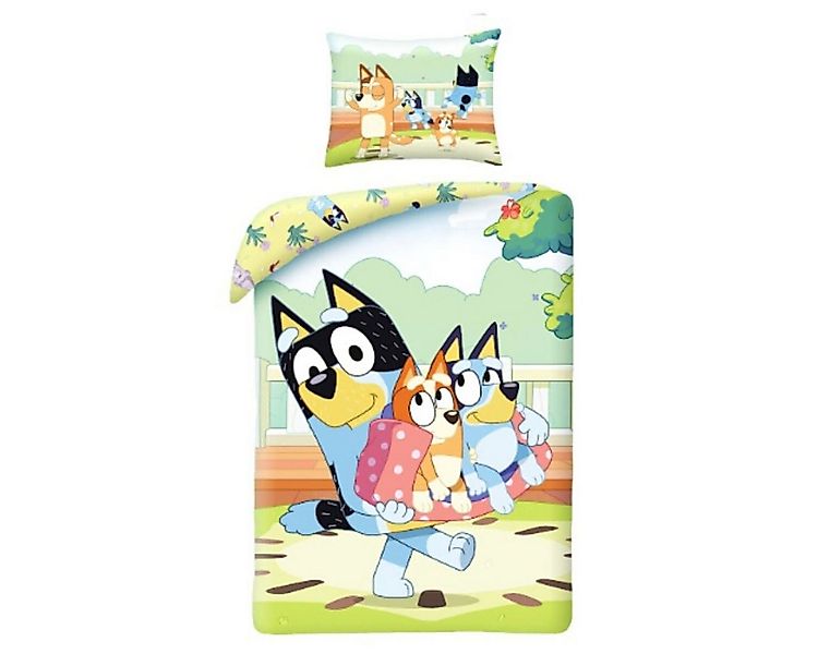 Bluey Kinderbettwäsche Bluey Kinder-Bettwäsche-Set 140x200cm 60x70cm, Perfe günstig online kaufen