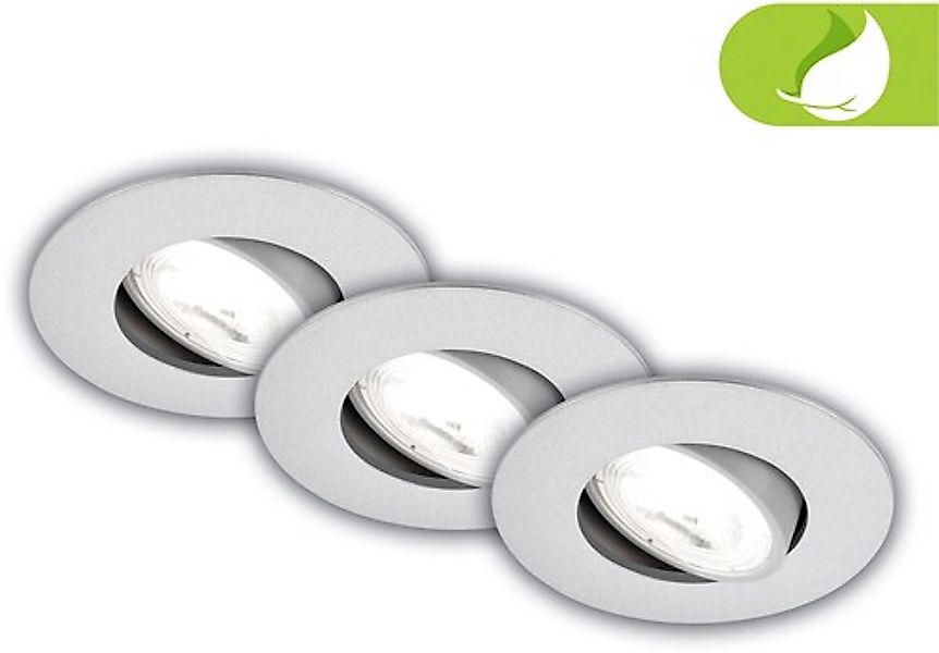 Briloner Leuchten LED Deckeneinbaustrahler, 3er Set günstig online kaufen