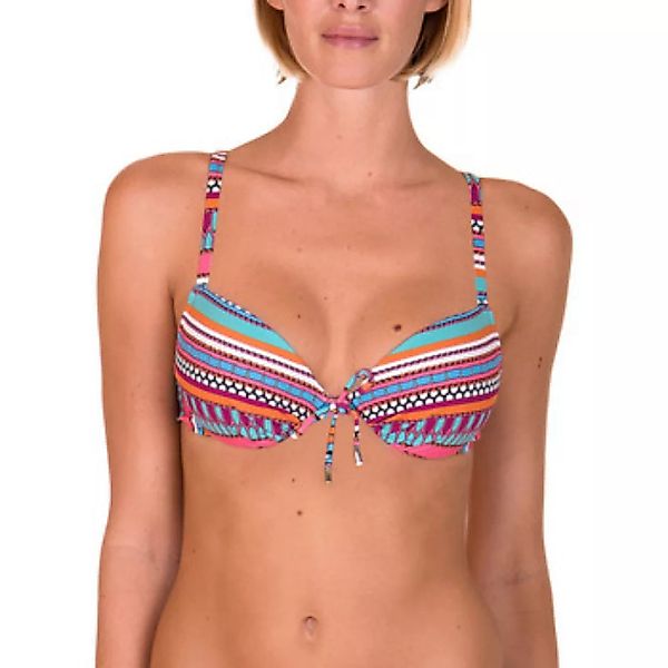 Lisca  Bikini Ober- und Unterteile Push-up-Badeanzug-Oberteil Capri  korall günstig online kaufen