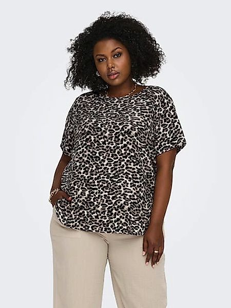ONLY CARMAKOMA Shirtbluse CARVICA SS TOP WVN NOOS Materialmix, regular fit günstig online kaufen