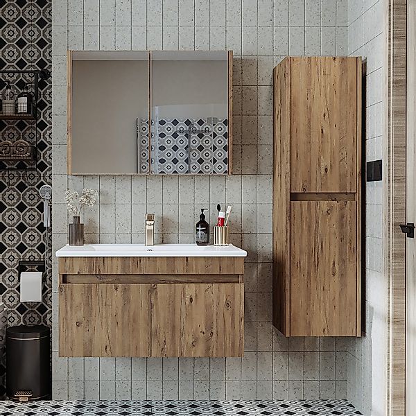 Roomart Badmöbel-Set Atria 85, (Bademöbel Set günstig online kaufen