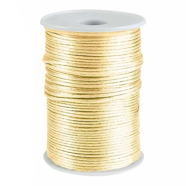 maDDma 90m Satinschnur 2mm Seil, creme günstig online kaufen