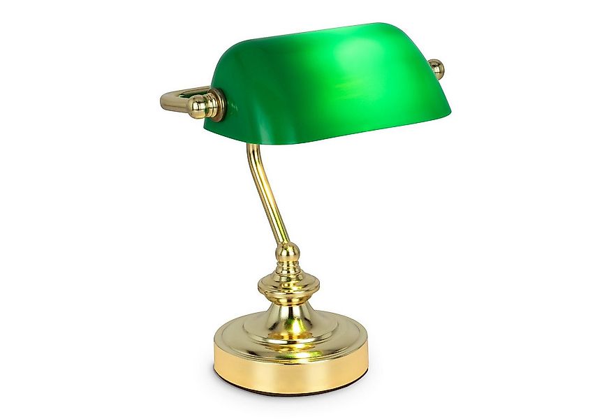 bmf-versand Tischleuchte Schreibtischlampe Retro Bankerlampe Grün Tischlamp günstig online kaufen
