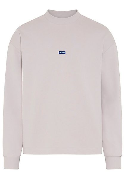 HUGO Blue Sweatshirt Nedro Rundhalsausschnitt, Regular Fit, Logo-Patch günstig online kaufen