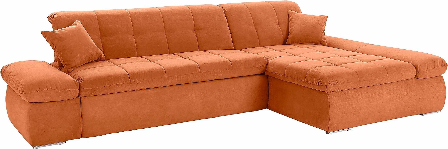 DOMO collection Ecksofa »NMoric XXL, B/T/H: 300/172/80cm, L-Form« wahlweise günstig online kaufen