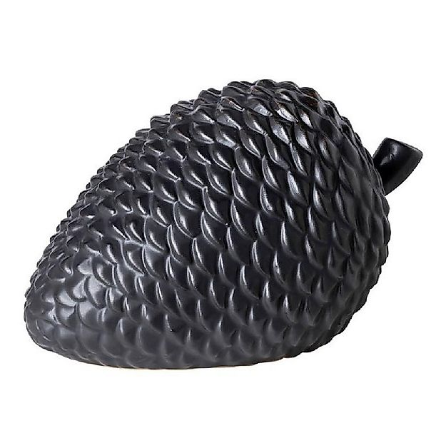 Fink Weihnachtsbaumkugel Dekofigur Zapfen Pinecone Schwarz (13cm) günstig online kaufen
