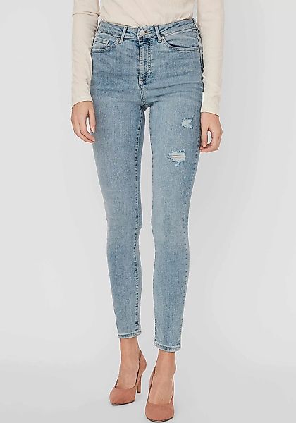 Vero Moda Skinny-fit-Jeans "VMSOPHIA HR SKINNY DESTR J AM314 NOOS", mit Des günstig online kaufen