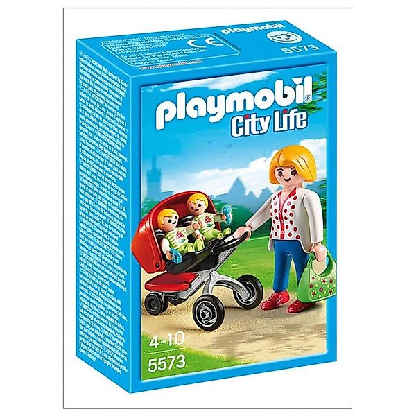 Playmobil® 5573 Zwillingskinderwagen Konstruktions-Spielset günstig online kaufen