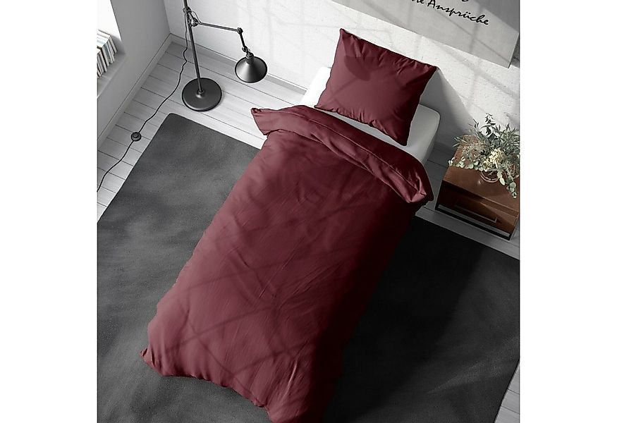 TRENDBUY24 Bettwäsche Renforce Baumwolle Bettwäsche Uni 135 155 Baumwolle, günstig online kaufen