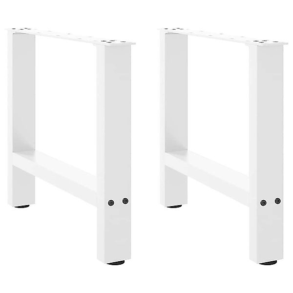vidaXL Tischbein Couchtischbeine Weiß 2 Stk. günstig online kaufen