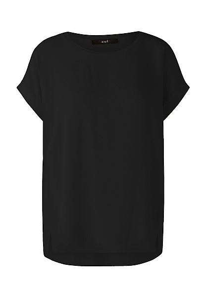 Oui Kurzarmbluse AYANO Blusenshirt 100% Viskosepatch günstig online kaufen