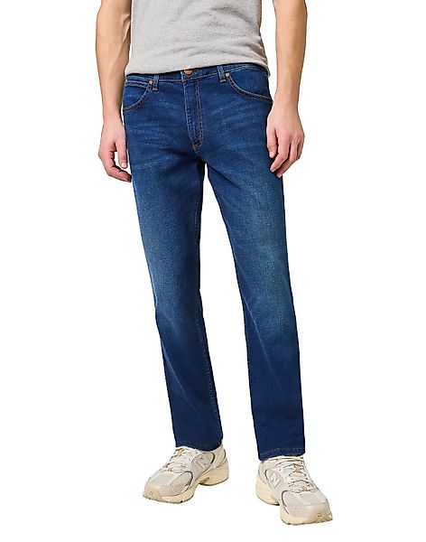 Wrangler Herren Jeans Greensboro - Regular Fit - Blau - For Real günstig online kaufen
